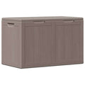 vidaXL Patio Storage Box 47.6 gal Brown PP Rattan