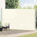 vidaXL Patio Retractable Side Awning 220x600 cm Cream