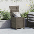 vidaXL Patio Cushion Box Anthracite 19.7x19.7x22 Solid Wood Fir