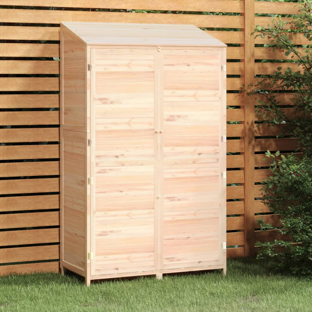 vidaXL Garden Shed 40.2x20.5x68.7 Solid Wood Fir