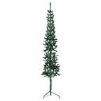 Vidaxl Slim Artificial Half Christmas Tree With Stand Green 47.2"