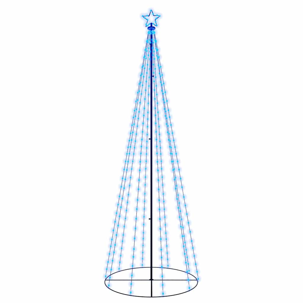 Vidaxl Christmas Cone Tree Blue 310 Leds 39.4&quot;X118.1&quot;