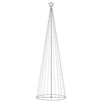 Vidaxl Christmas Cone Tree Warm White 732 Leds 63"X196.9"