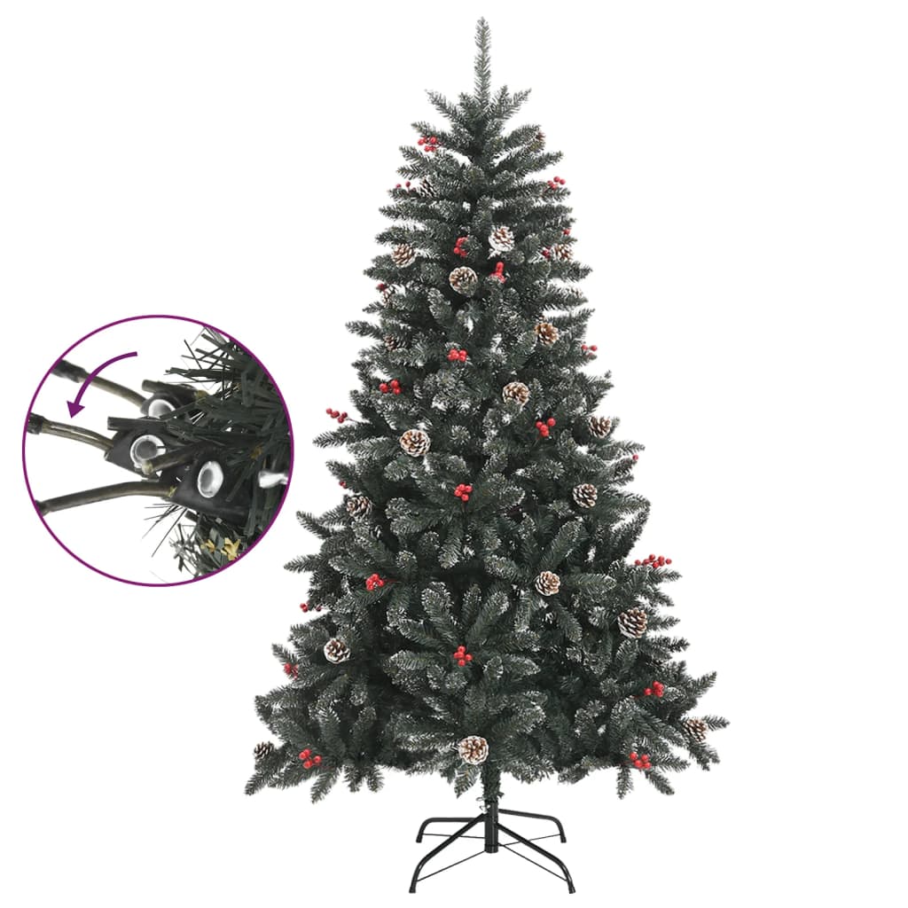 Skm Artificial Christmas Tree With Stand Green 59.1&quot; Pvc-51791026