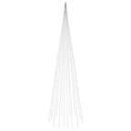 Vidaxl 26 Ft Christmas Tree On Flagpole With 1134 Warm White Leds - Easily Installable, Compact And Versatile Seasonal Decoration