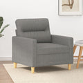 vidaXL Sofa Chair Dark Gray 23.6 Fabric
