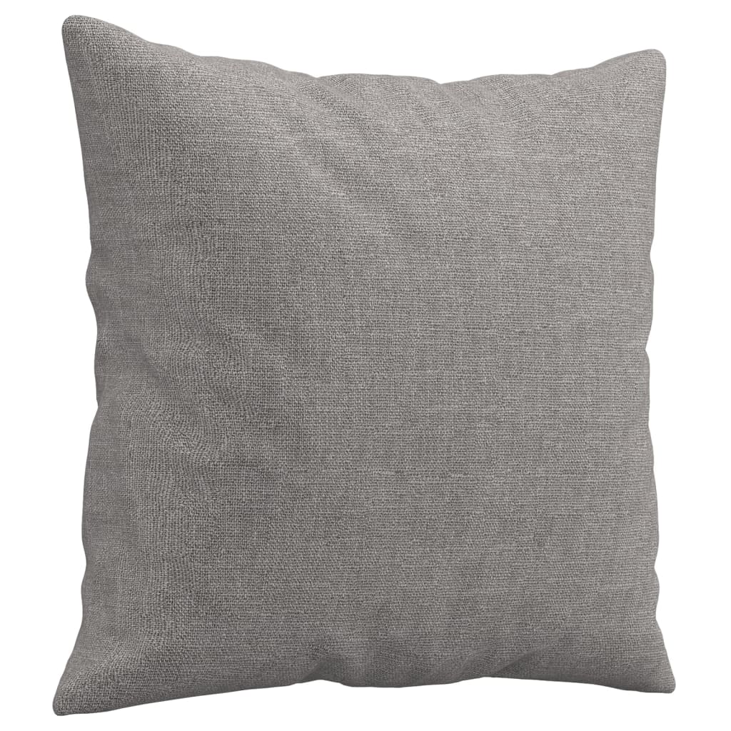 Throw Pillows 2 Pcs Light Gray 15.7&quot;X15.7&quot; Fabric