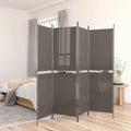 vidaXL 5-Panel Room Divider Anthracite 98.4x70.9 Fabric