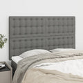vidaXL Headboards 4 pcs Dark Gray 28.3x2x30.734.6 Fabric