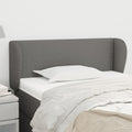 vidaXL Headboard with Ears Dark Gray 40.6x9.1x30.734.6 Fabric