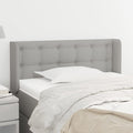vidaXL Headboard with Ears Light Gray 40.6x6.3x30.734.6 Fabric