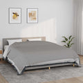 vidaXL Gewichtsdecke Grau 220x260 cm 15 kg Stoff