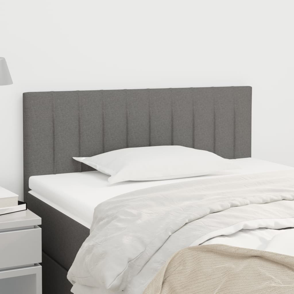 vidaXL Headboard Dark Gray 39.4x2x30.734.6 Fabric