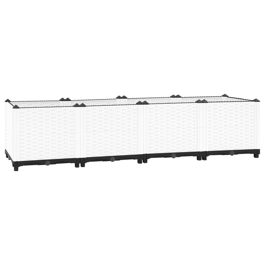 vidaXL Raised Bed 63x15.7x15 Polypropylene