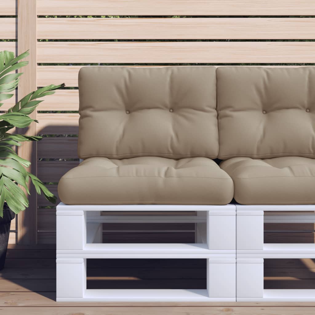Vidaxl Pallet Cushion Taupe 23.6X15.7X4.7 Fabric