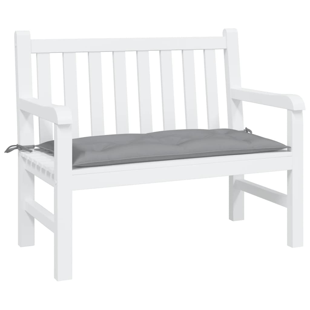 vidaXL Garden Bench Cushion Gray 39.4x19.7x2.8 Oxford Fabric