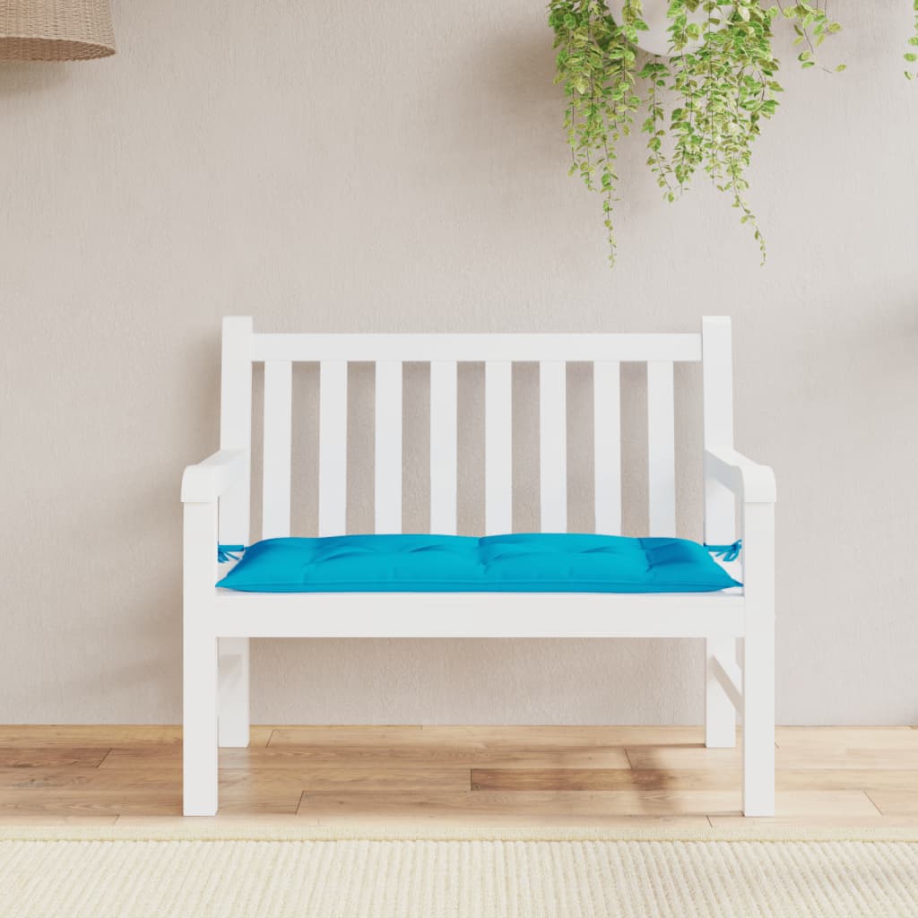 vidaXL Garden Bench Cushion Light Blue 39.4x19.7x2.8 Oxford Fabric