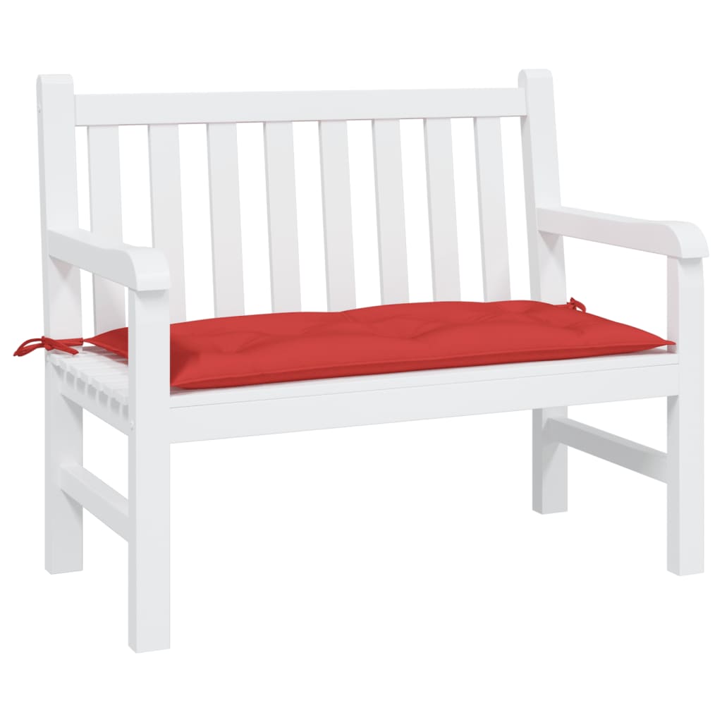 vidaXL Garden Bench Cushion Red 39.4x19.7x2.8 Oxford Fabric