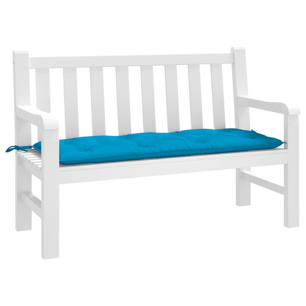 vidaXL Garden Bench Cushion Light Blue 47.2x19.7x2.8 Oxford Fabric