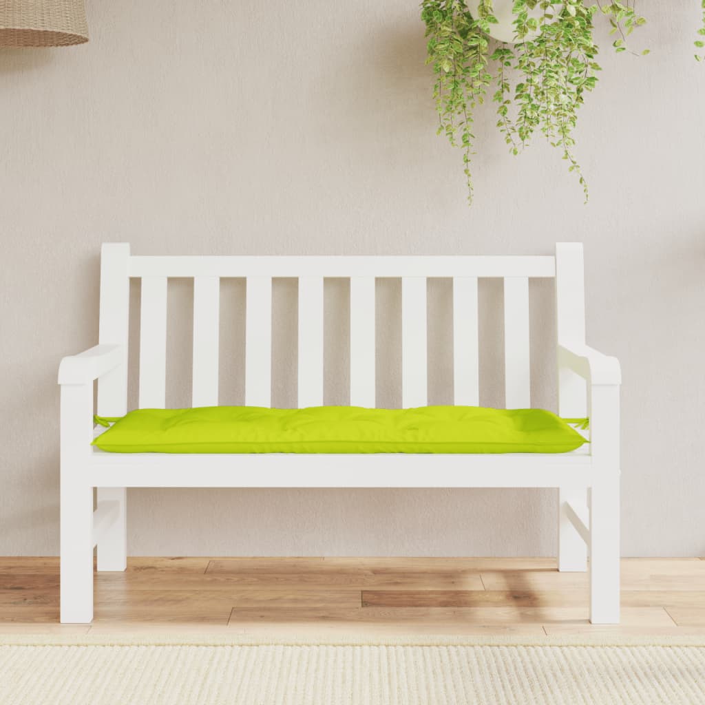 vidaXL Garden Bench Cushion Bright Green 47.2x19.7x2.8 Oxford Fabric