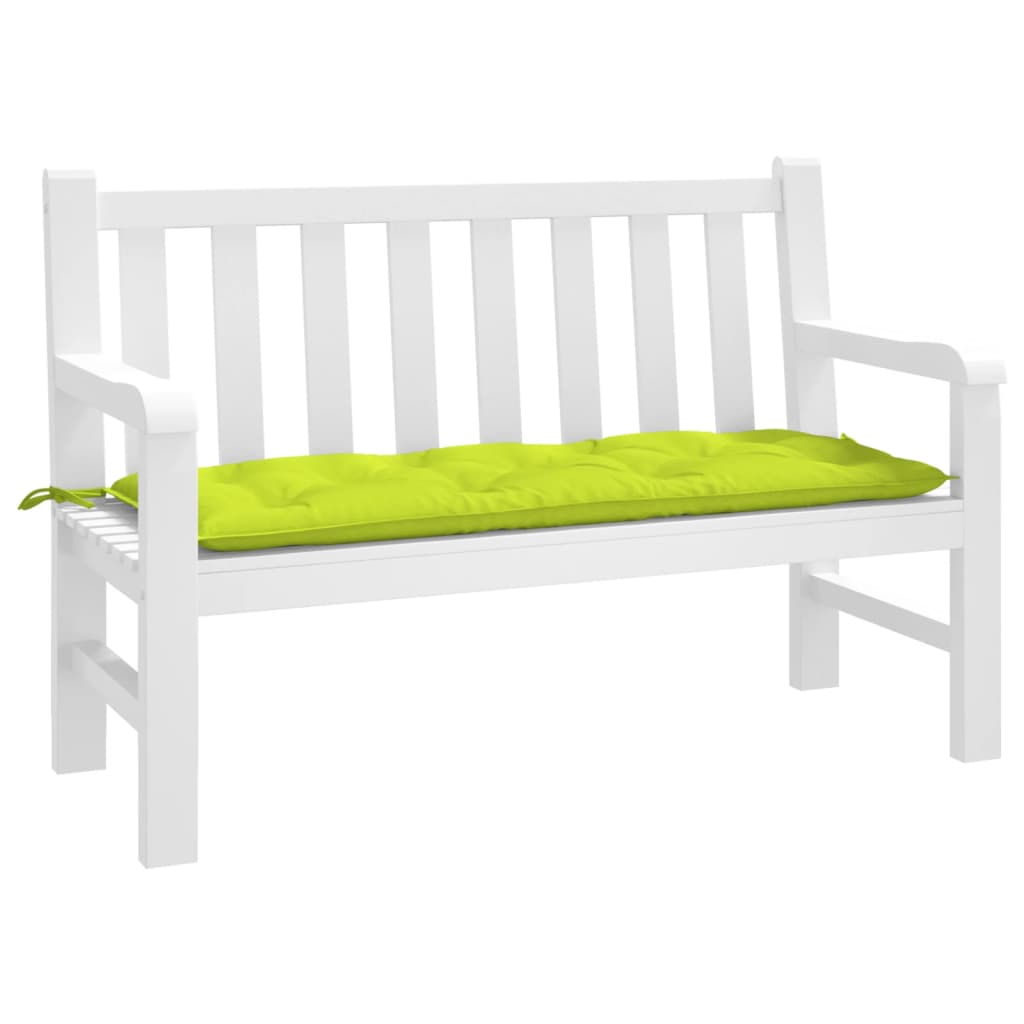 vidaXL Garden Bench Cushion Bright Green 47.2x19.7x2.8 Oxford Fabric