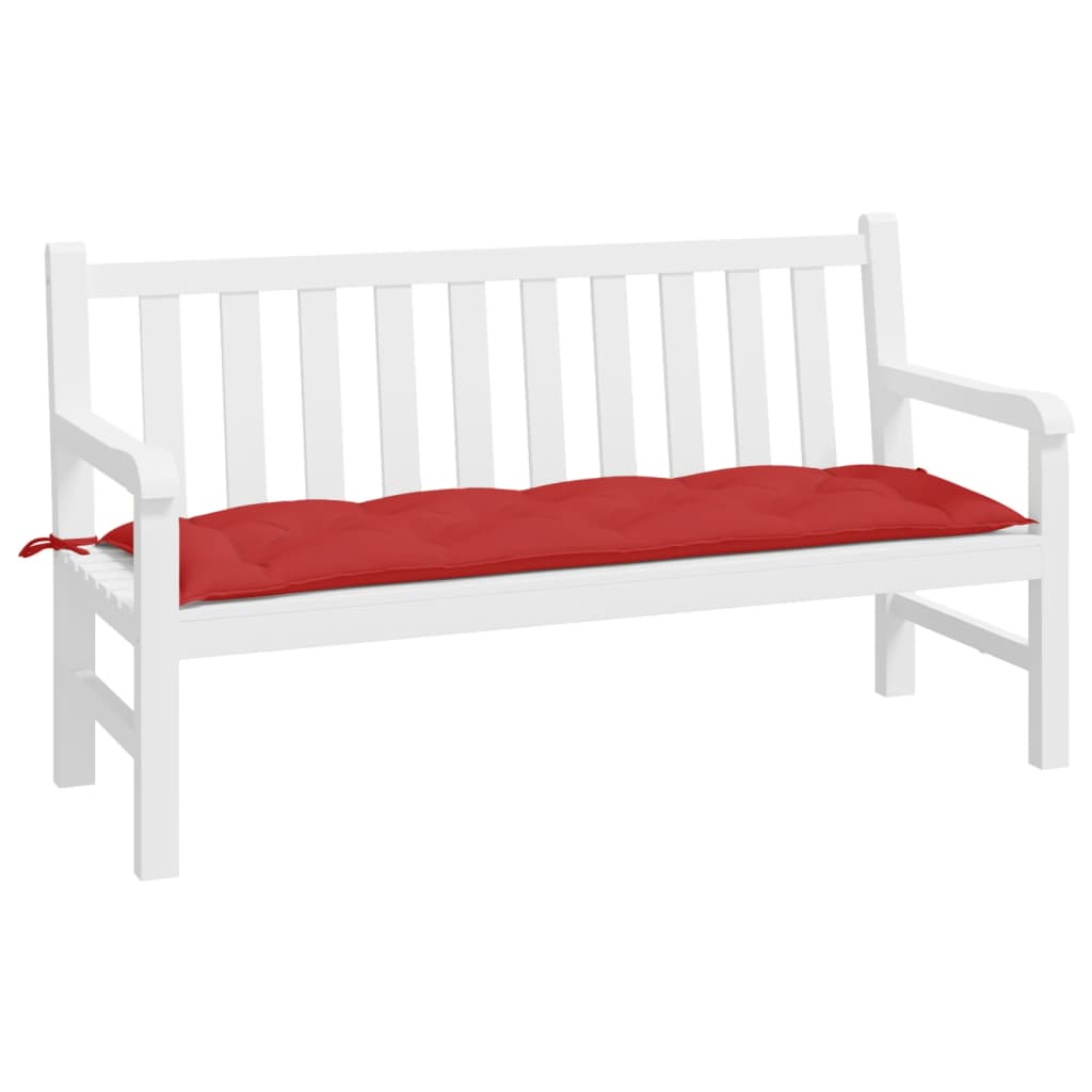 vidaXL Garden Bench Cushion Red 59.1x19.7x2.8 Oxford Fabric