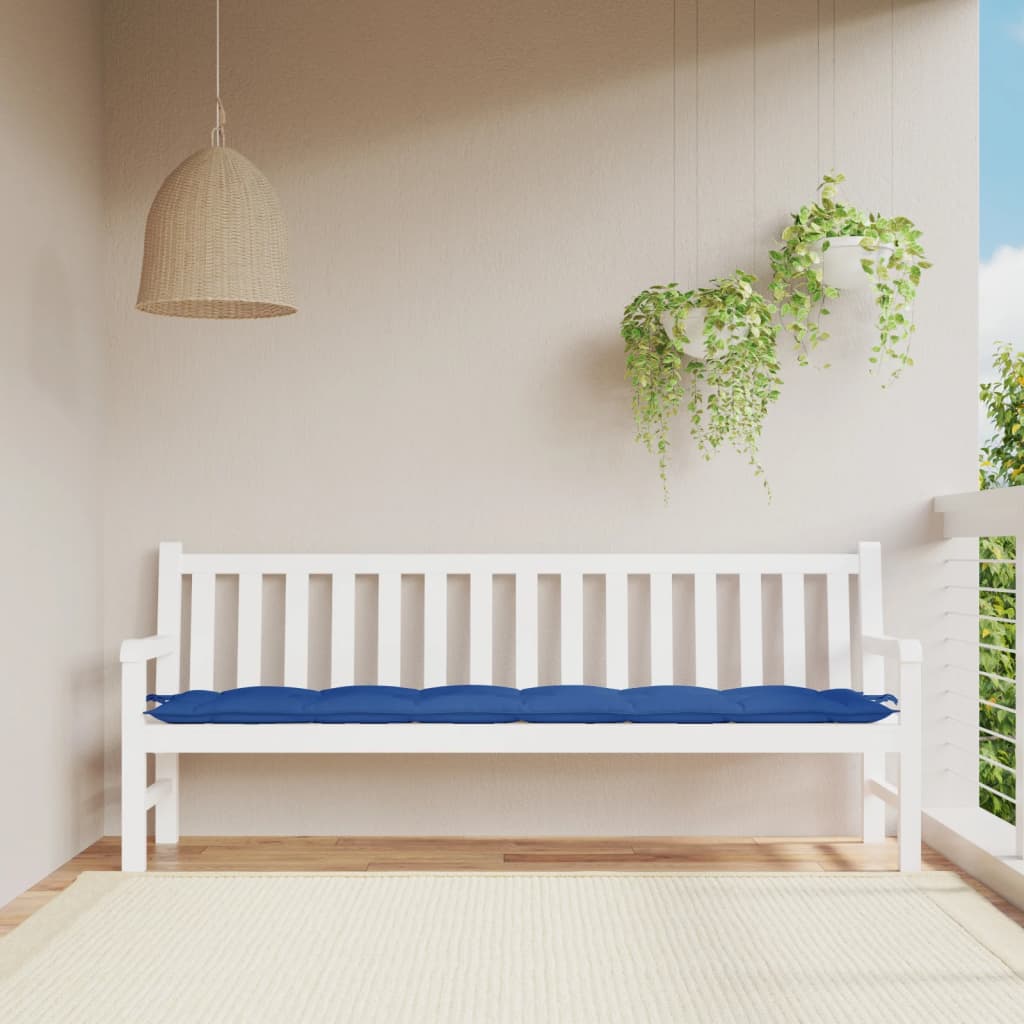 vidaXL Garden Bench Cushion Royal Blue 78.7x19.7x2.8 Oxford Fabric