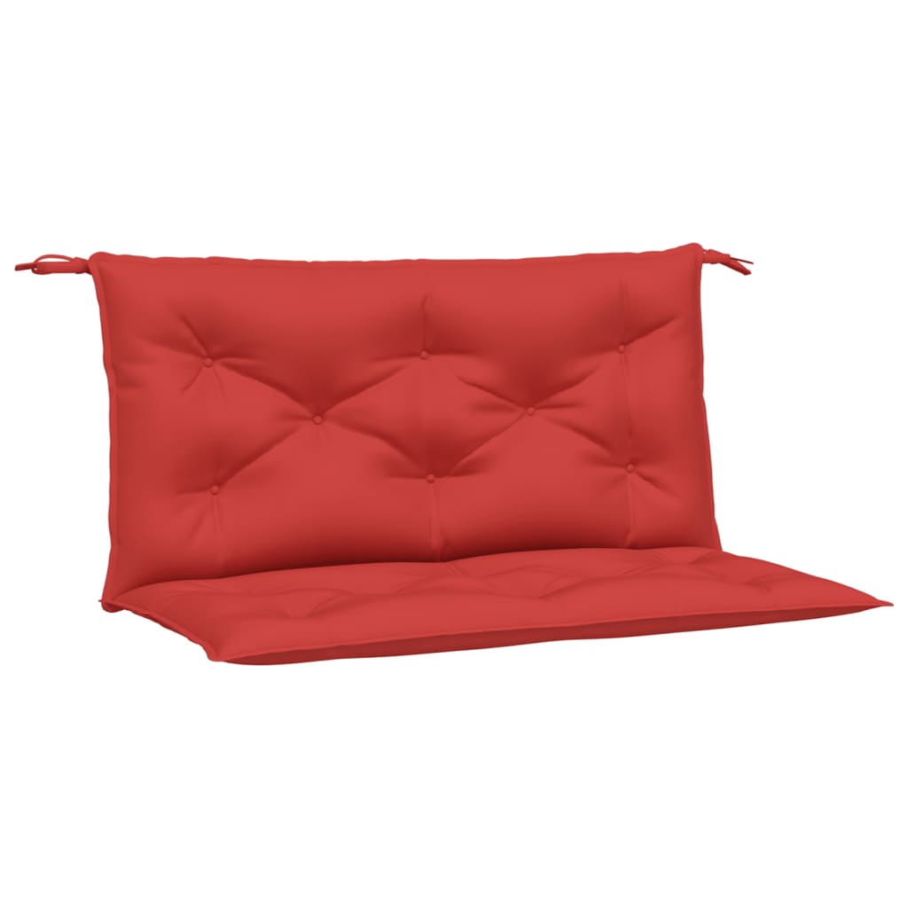 vidaXL Garden Bench Cushions 2 pcs Red 39.4x19.7x2.8 Oxford Fabric