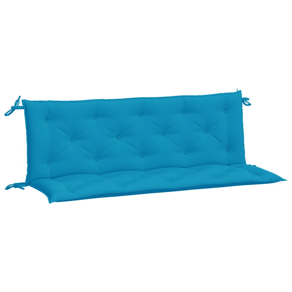 vidaXL Garden Bench Cushions 2 pcs Light Blue 59.1x19.7x2.8 Oxford Fabric