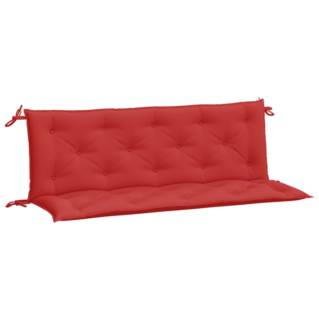 vidaXL Garden Bench Cushions 2 pcs Red 59.1x19.7x2.8 Oxford Fabric
