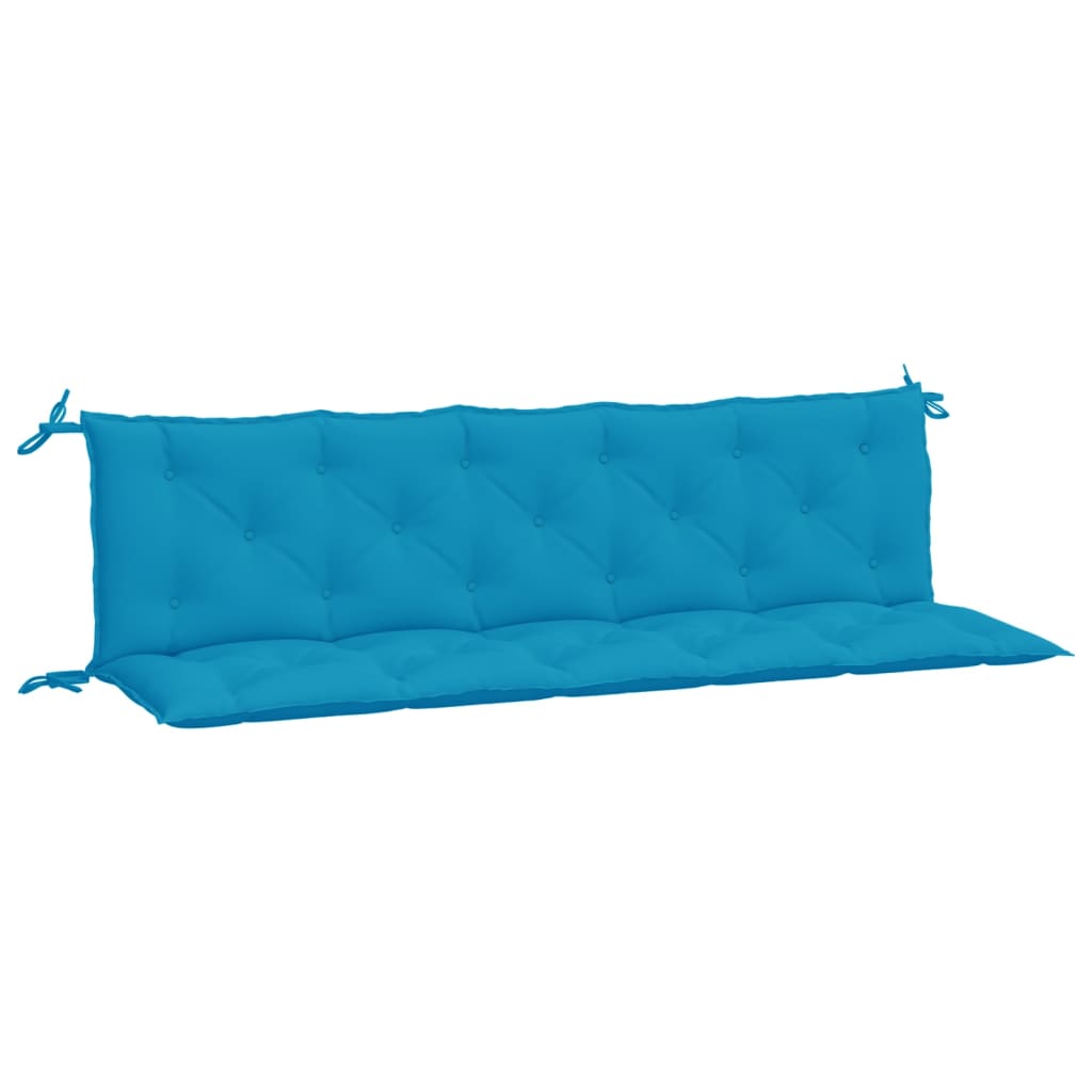 vidaXL Garden Bench Cushions 2 pcs Light Blue 70.9x19.7x2.8 Oxford Fabric