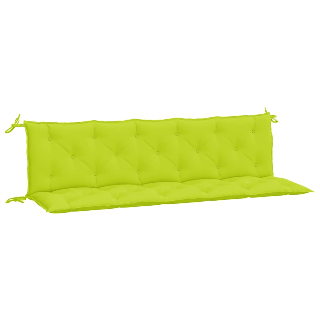vidaXL Garden Bench Cushions 2 pcs Bright Green 70.9x19.7x2.8 Oxford Fabric