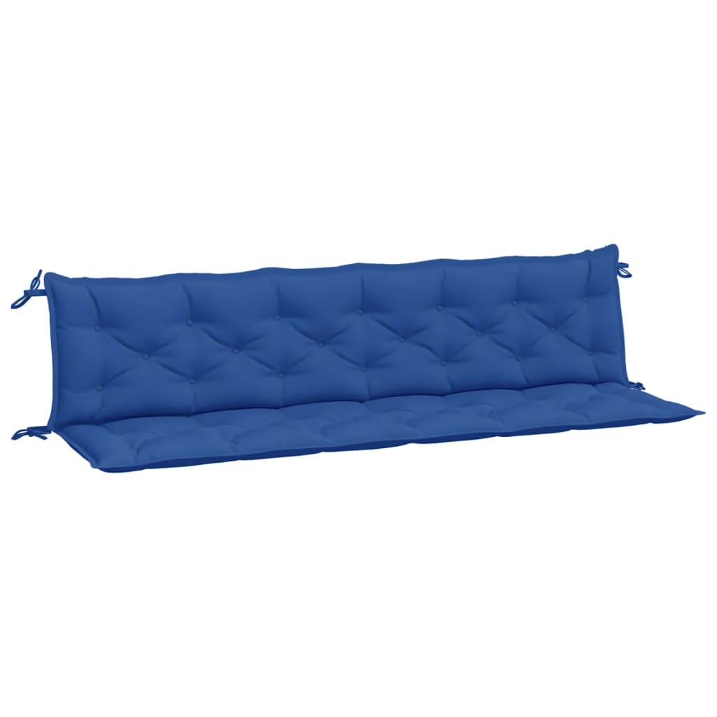 vidaXL Garden Bench Cushions 2 pcs Blue 78.7x19.7x2.8 Oxford Fabric
