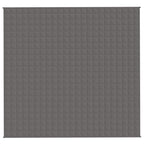 vidaXL Weighted Blanket Gray 86.6''x94.5'' 33.1 lb Fabric