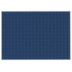 vidaXL Weighted Blanket Blue 53.1''x78.7'' 13.2 lb Fabric