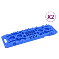 vidaXL Traction Boards 2 pcs Blue 42.1x12.2x2.8 Nylon