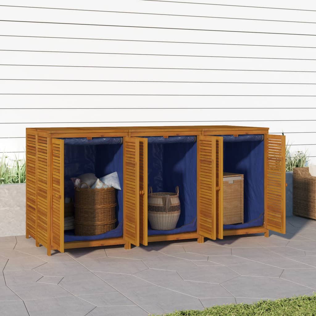 vidaXL Patio Storage Box 82.7x34.3x40.9 Solid Wood Acacia