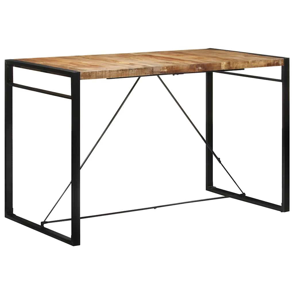 vidaXL Bar Table 68.9x35.4x43.3 Solid Rough Wood Mango