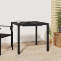 vidaXL Patio Table Anthracite 31.5x31.5x28.3 Steel