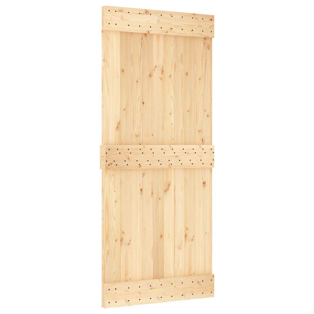 vidaXL Door NARVIK 90x210 cm Solid Wood Pine