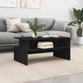 vidaXL Coffee Table Black 90x55x42.5 cm Engineered Wood