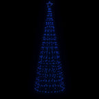 Vidaxl Christmas Tree Light With 570 Blue Leds - Outdoor Suitable, Customizable Design, 8 Lighting Effects, Energy-Efficient, Simple Assembly