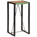 vidaXL Bar Table 23.6x21.7x43.3 Solid Wood Reclaimed