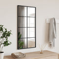 Vidaxl Wall Mirror Black 15.7 Inch X31.5 Inch  Rectangle Iron