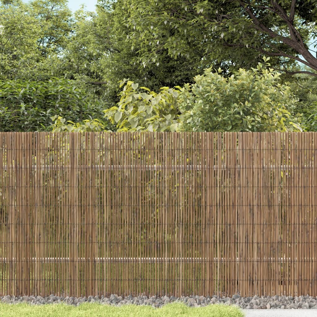 vidaXL Garden Fence 196.9x31.5 Reed
