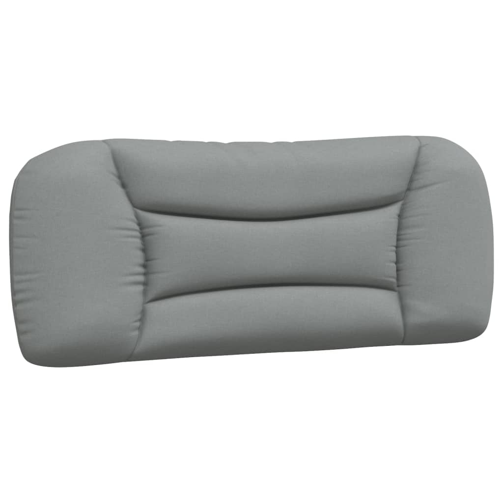 Vidaxl Light Gray Headboard Cushion 39.4&quot; - Breathable Polyester Upholstered Pillow, Wall Mountable And Led Compatible