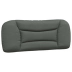 Vidaxl Dark Gray Hanging Headboard Cushion 39.4" – Upholstered Pillow With Pp Fiber Filling, Breathable Fabric And Versatile Wall-Mount Design For Bedroom Comfort