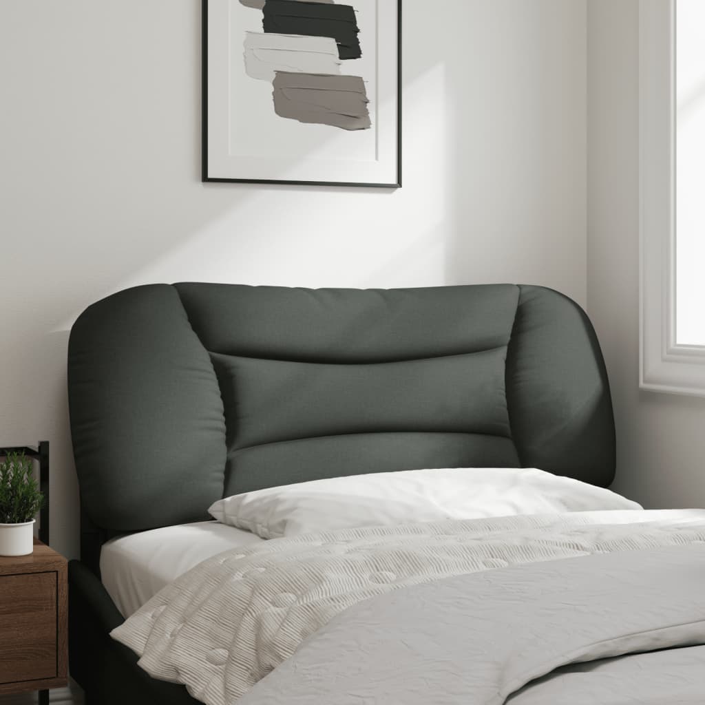 Vidaxl Dark Gray Hanging Headboard Cushion 39.4" – Upholstered Pillow With Pp Fiber Filling, Breathable Fabric And Versatile Wall-Mount Design For Bedroom Comfort
