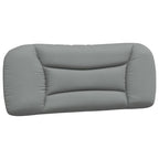 Vidaxl Fabric Headboard Cushion - Upholstered Wall Hanging Pillow Back, Light Gray, 39.4"X5.9"X18.9", Comfy Pp Fiber Filled