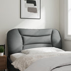 Vidaxl Fabric Headboard Cushion - Upholstered Wall Hanging Pillow Back, Light Gray, 39.4"X5.9"X18.9", Comfy Pp Fiber Filled